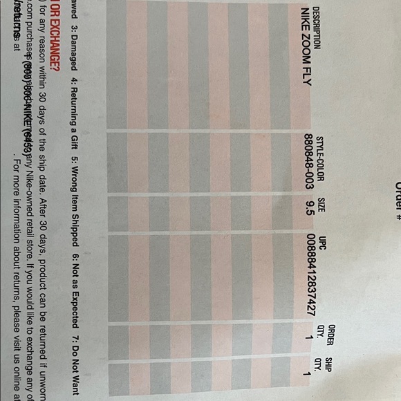 Nike Men's Black “Zoom Fly” Athletic Shoes - Picture 10 of 10